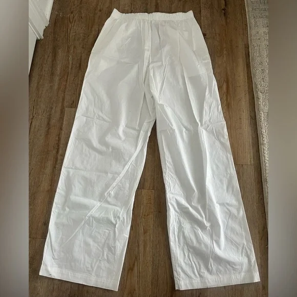 SKIMS Cream Wide Leg Pants - Picture 5 of 7